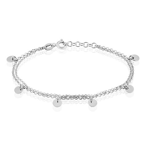 Bracelet Vera Argent Blanc - Bracelets Medailles Femme | Marc Orian