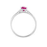 Bague Crista Or Blanc Rubis Et Diamant - Bagues vintage Femme | Marc Orian