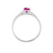 Bague Crista Or Blanc Rubis Et Diamant - Bagues vintage Femme | Marc Orian