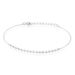Bracelet Whitney Argent Blanc Oxyde De Zirconium - Bracelets chaînes Femme | Marc Orian