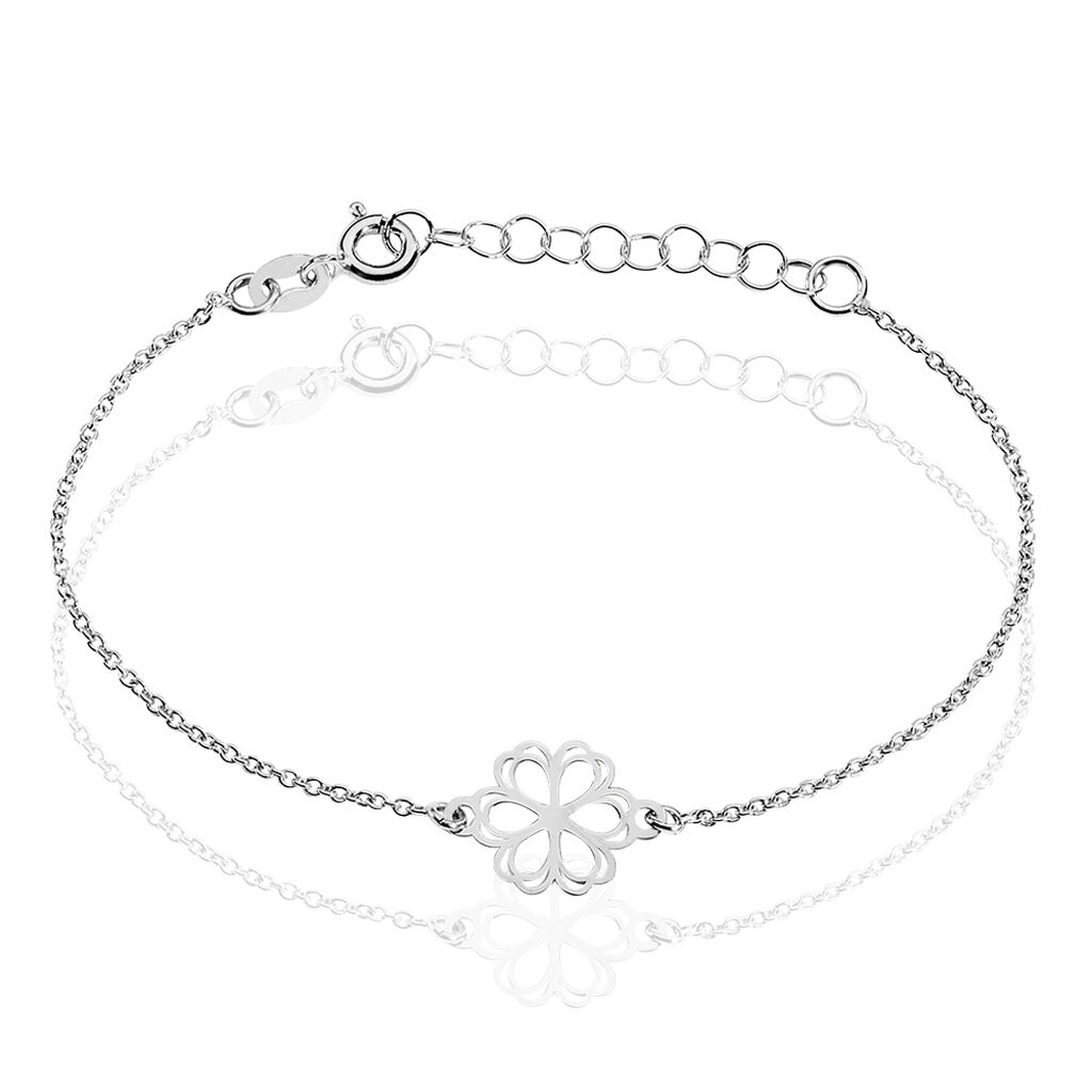Bracelet Gaenor Argent Blanc - Bracelets chaînes Femme | Marc Orian