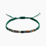 Bracelet Jourdan Aristodemos Acier Argent&eacute; - Bracelets cordons Homme | Marc Orian