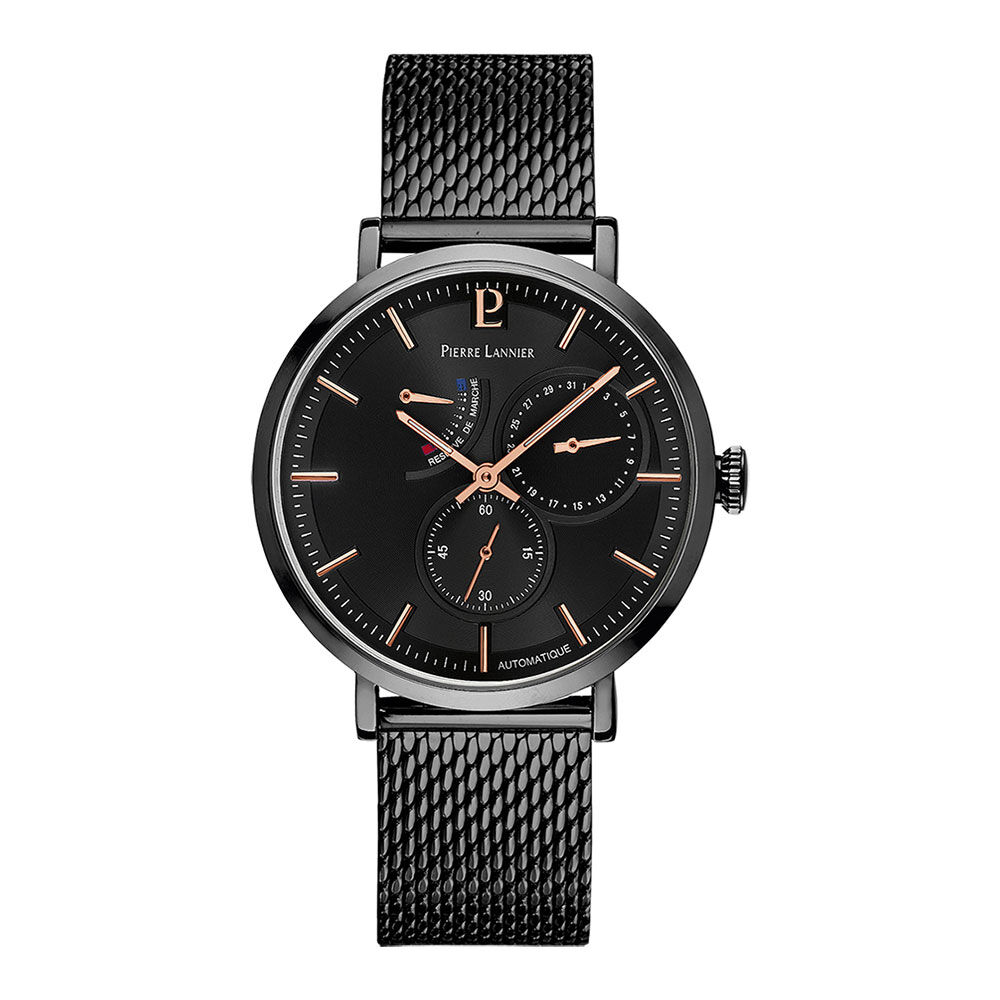 Montre Pierre Lannier Collection Evidence Noir - Montres automatiques Homme | Marc Orian