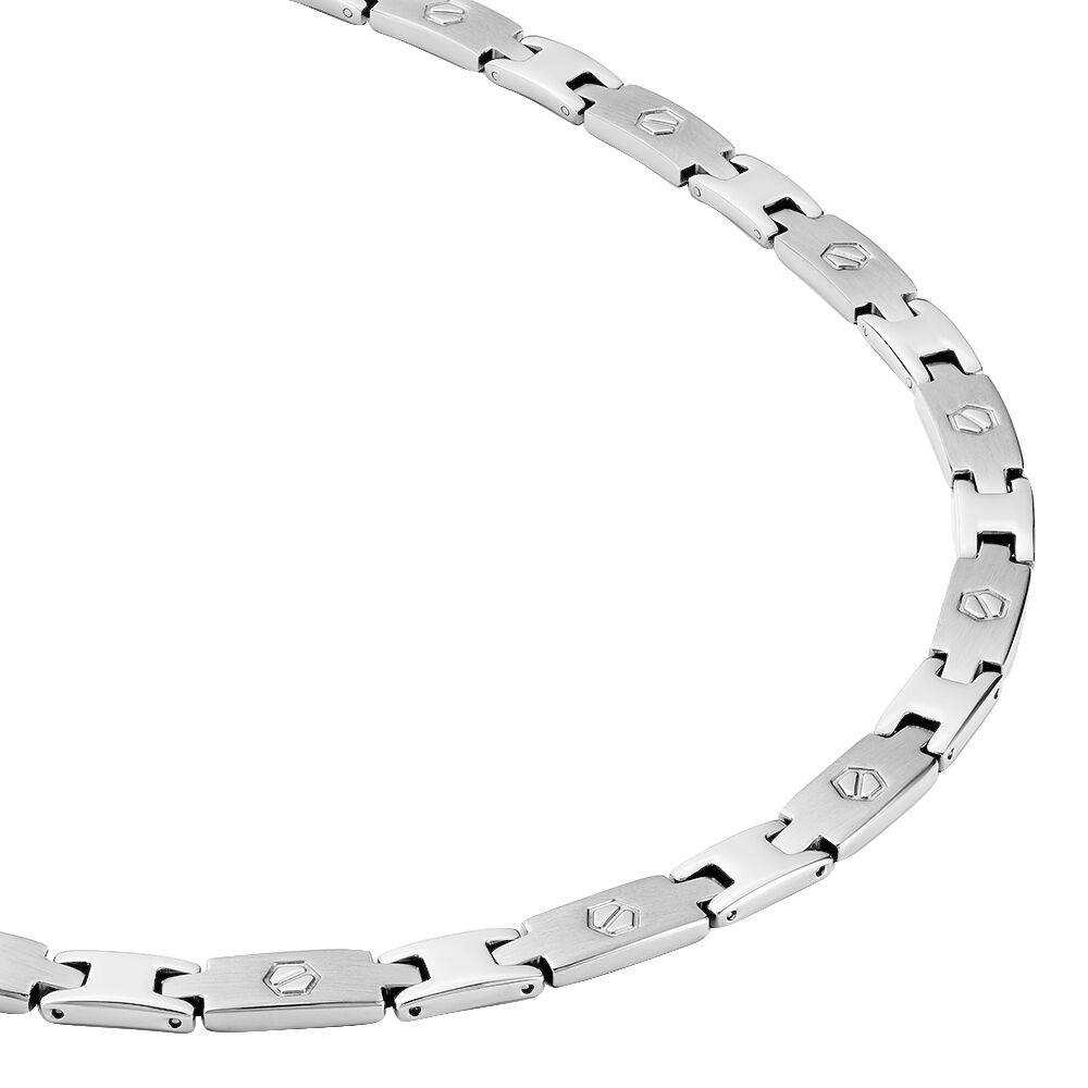 Collier en acier homme clearance