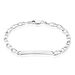 Bracelet Identité Zak Argent Blanc - Gourmettes Homme | Marc Orian