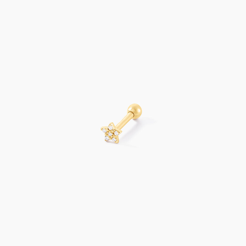 Piercing Alchemille Or Jaune Oxyde - Piercing Conch Femme | Marc Orian