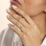 Bague Filipa Or Bicolore Oxyde De Zirconium - Solitaires Femme | Marc Orian