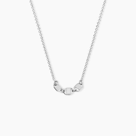Collier Nissa Argent Blanc - Colliers fantaisie Femme | Marc Orian