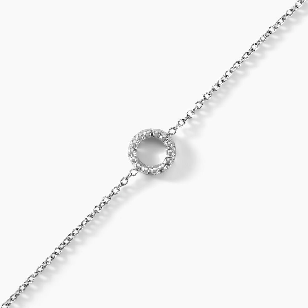 Bracelet Peytone Argent Blanc - Bracelets fantaisie Femme | Marc Orian