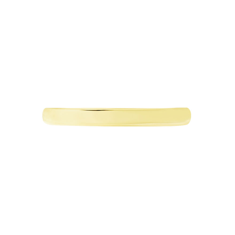 Alliance Sirona Demi Jonc Confort Or Blanc - Alliances personnalisées Femme | Marc Orian