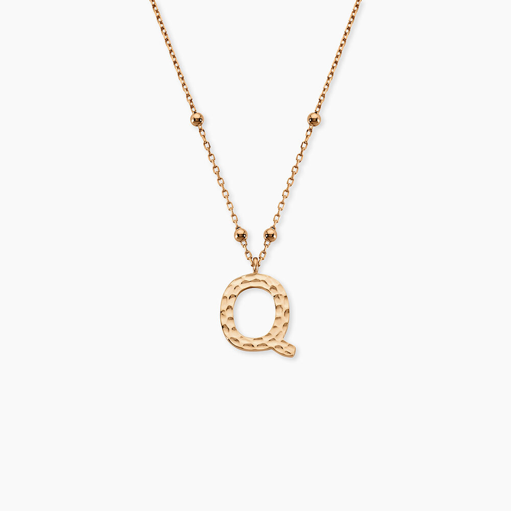 Collier Plaqu&eacute; Or Jaune Lettra - Colliers ete Femme | Marc Orian