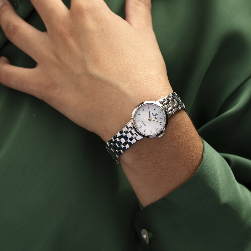 Montre Festina Mademoiselle 23 Nacre Blanche - Montres &eacute;tanches Femme | Marc Orian