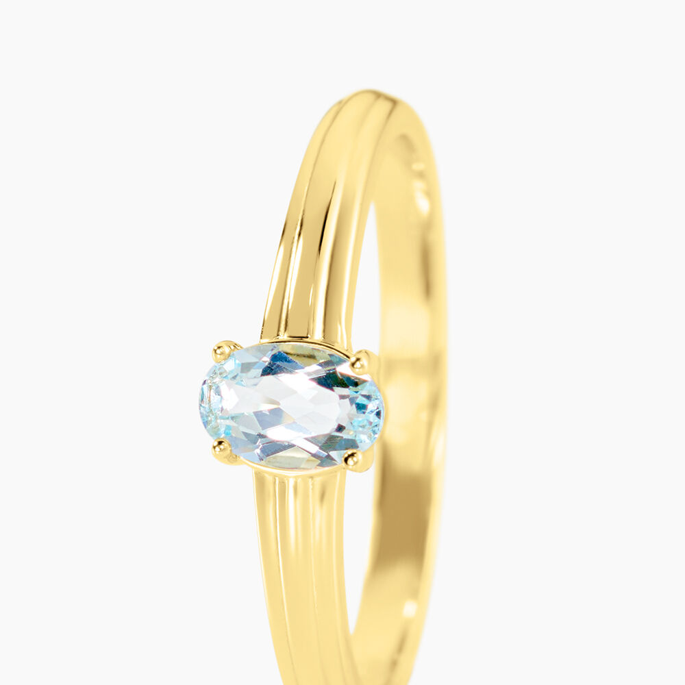 Bague Poem Argent Jaune Topaze - Bagues pierres fines Femme | Marc Orian