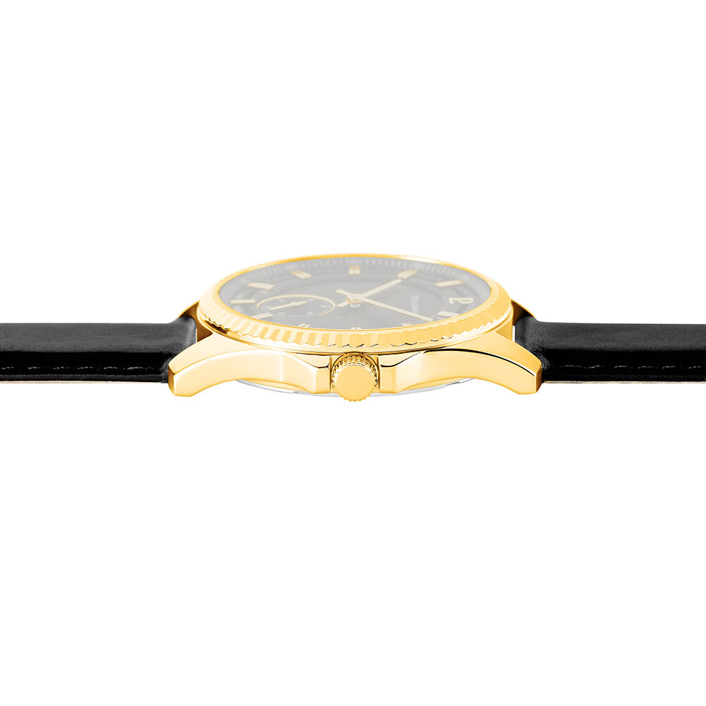 Montre Pierre Lannier Metropolitain Noir - Montres étanches Homme | Marc Orian