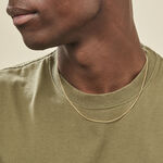 Cha&icirc;ne Ixia Maille Gourmette Diamantee Or Jaune - Chaines Famille | Marc Orian