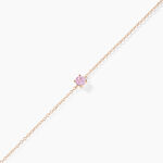 Bracelet Lylwen Argent Rose Oxyde De Zirconium - Bracelets fantaisie Femme | Marc Orian