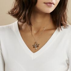 Collier Chahida Argent Blanc Ambre - Colliers Femme | Marc Orian