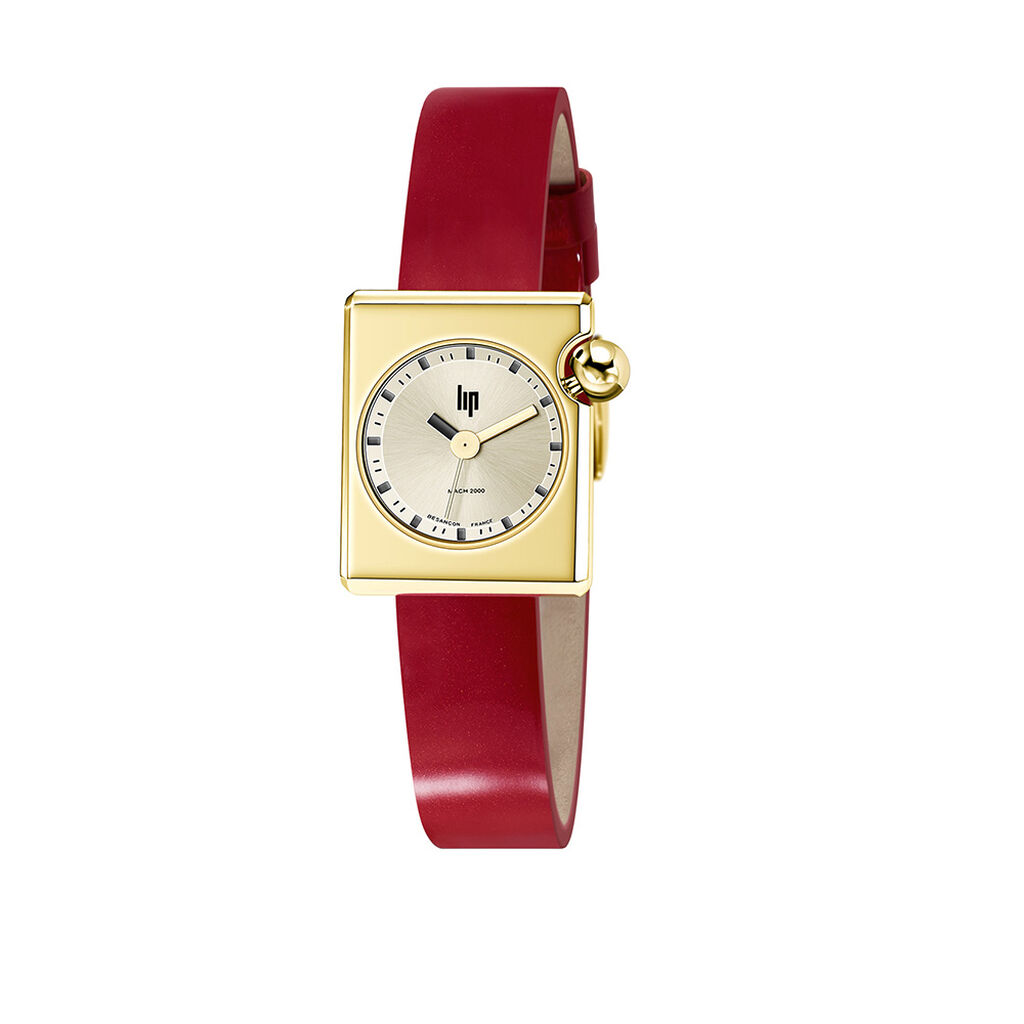 Montre Lip Mach 2000 Mini Square Doré - Montres étanches Femme | Marc Orian