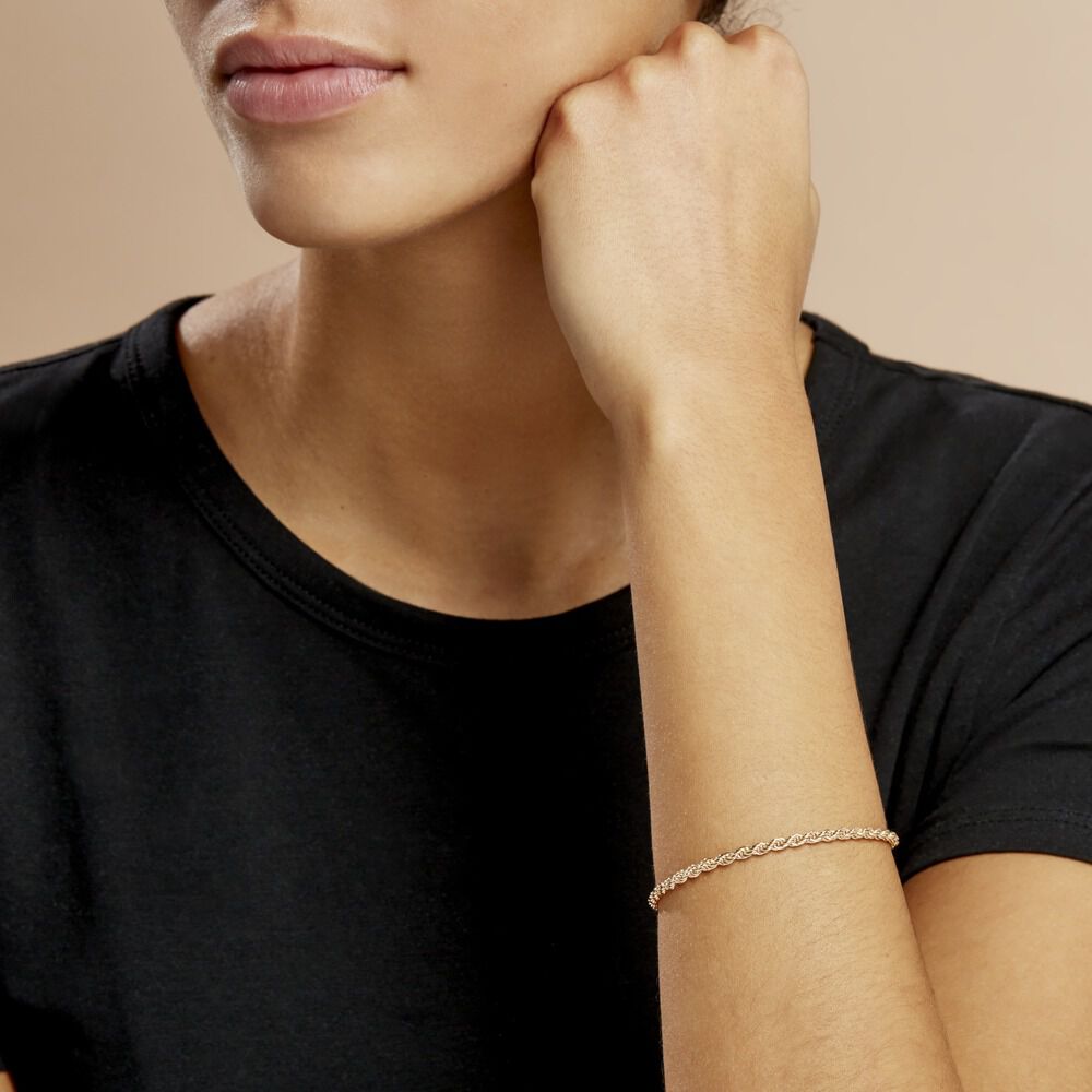 Bracelet Azelys Plaqué Or Jaune - Bracelets mailles Femme | Marc Orian