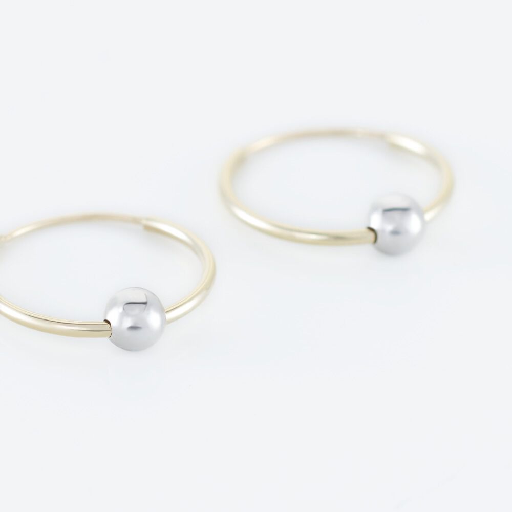 Créoles Kirsa Or Bicolore - Créoles Femme | Marc Orian