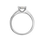 Bague Solitaire Or Blanc Dream Diamants - Parures de mariage Femme | Marc Orian