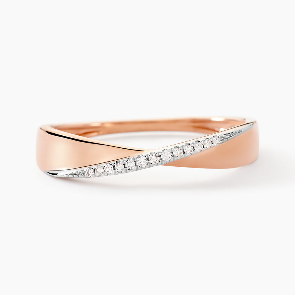 Bague Suzie Or Rose Diamant - Parures de mariage Femme | Marc Orian