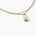 Collier Eva Acier Jaune Cristal - Colliers avec pierres Femme | Marc Orian