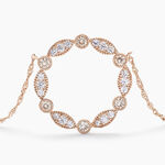 Collier Eugenie Argent Rose Oxyde De Zirconium - Colliers avec pierres Femme | Marc Orian