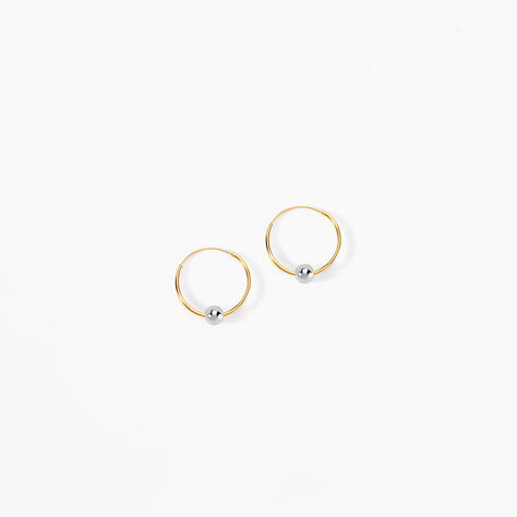 Créoles Kirsa Or Bicolore - Créoles Femme | Marc Orian