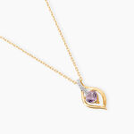 Bague Silucia Or Jaune Amethyste Et Oxyde De Zirconium - Colliers avec pierres Femme | Marc Orian