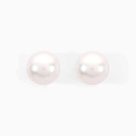 Boucles D'oreilles Puces Suki Or Jaune Perle De Culture - Boucles d'oreilles mariage Femme | Marc Orian