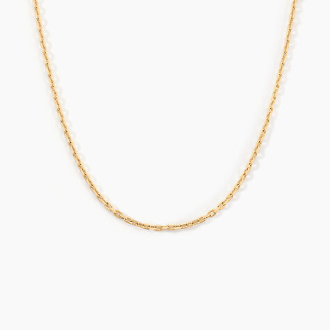 Cha&icirc;ne Keyssie Maille For&ccedil;at Diamant&eacute;e Or Jaune - Chaines Unisex | Marc Orian