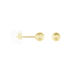 Boucles D'oreilles Puces Fidelia Boule Sablee Or Jaune - Puces Femme | Marc Orian