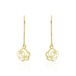 Boucles D'oreilles Pendantes Daley Or Jaune - Pendantes Femme | Marc Orian