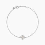 Bracelet Anaissa Argent Blanc Oxyde De Zirconium - Bracelets fantaisie Femme | Marc Orian