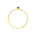 Bague Emeald Is The New Black Or Jaune Emeraude Diamant - Bagues vintage Femme | Marc Orian