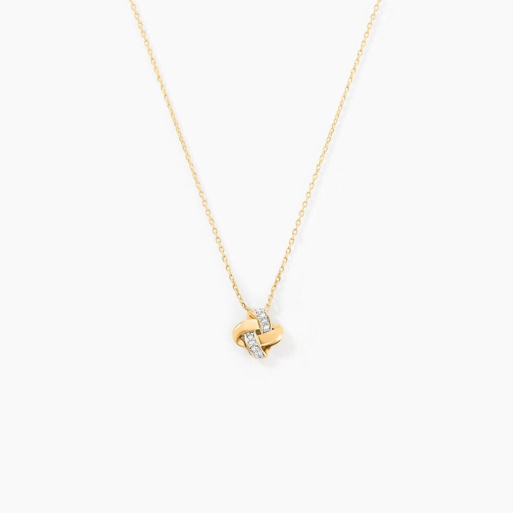 Collier Nyree Or Jaune Diamant - Colliers avec pierres Femme | Marc Orian