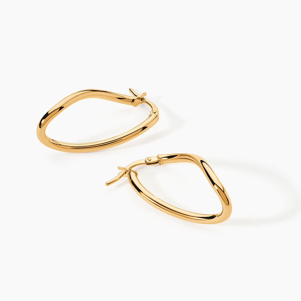 Cr&eacute;oles Hellen Or Jaune - Cr&eacute;oles Femme | Marc Orian