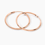 Cr&eacute;oles Argent Rose Olympia - Cr&eacute;oles Femme | Marc Orian