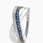 Bague Martika Or Blanc Saphir Diamant - Bagues vintage Femme | Marc Orian