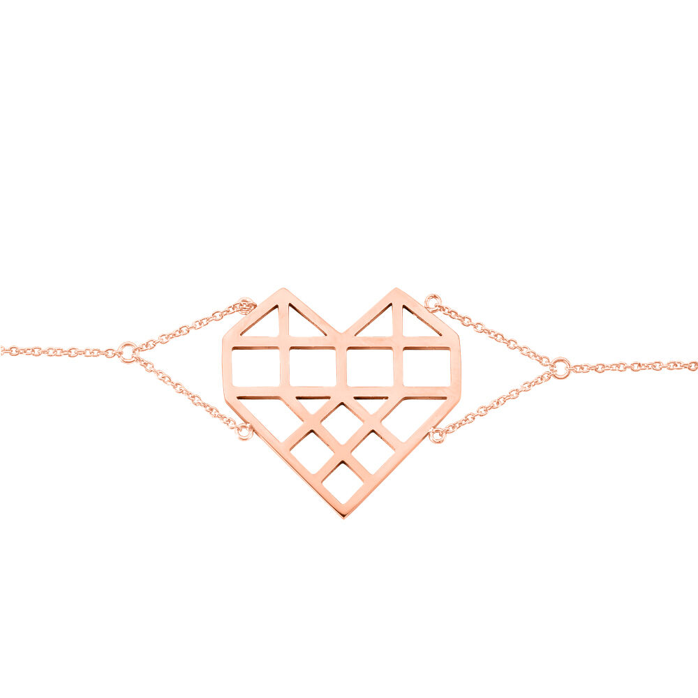 Bracelet Angeles Acier Rose - Bracelets cha&icirc;nes Femme | Marc Orian