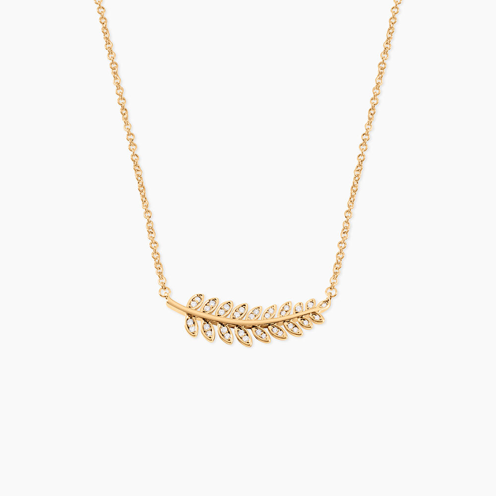 Collier Luz Plaqu&eacute; Or Jaune Oxyde De Zirconium - Colliers avec pierres Femme | Marc Orian