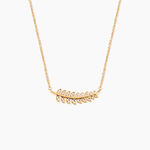 Collier Luz Plaqu&eacute; Or Jaune Oxyde De Zirconium - Colliers avec pierres Femme | Marc Orian
