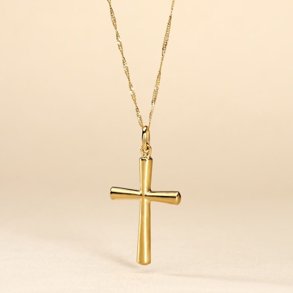 Pendentif Alyssa Croix Or Jaune - Pendentifs Famille | Marc Orian