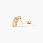 Boucles D'oreilles Puces Charlotte Or Jaune Diamant - Puces Femme | Marc Orian