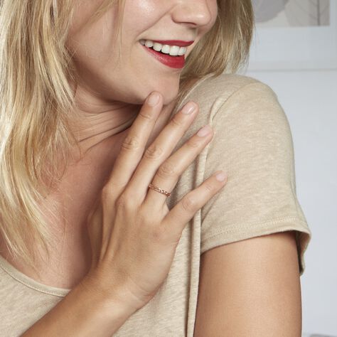 Bague Messina Argent Rose - Bague fantaisie Femme | Marc Orian