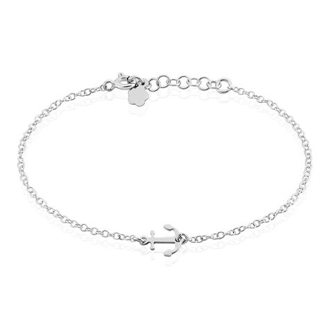 Bracelet Anchora Argent Blanc - Bracelets chaînes Femme | Marc Orian