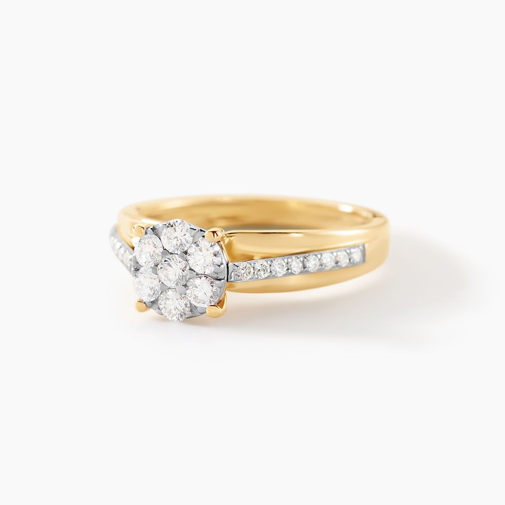 Bague Kate Or Jaune Diamant - Parures de mariage Femme | Marc Orian
