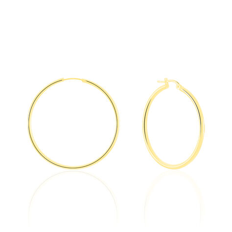 Créoles Valencina Or Jaune - Boucles d'oreilles Créoles Femme | Marc Orian