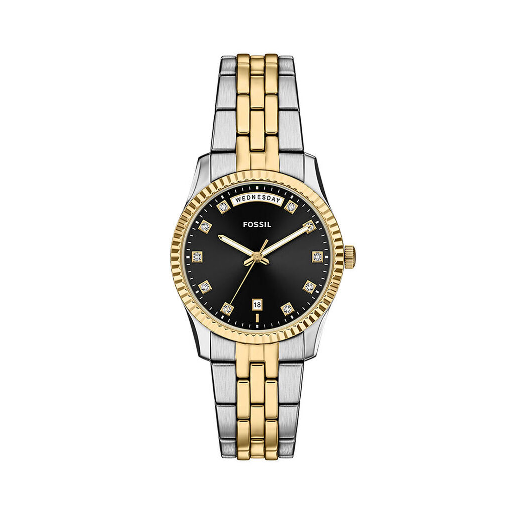 Montre Fossil Scarlette Noir - Montres &eacute;tanches Femme | Marc Orian